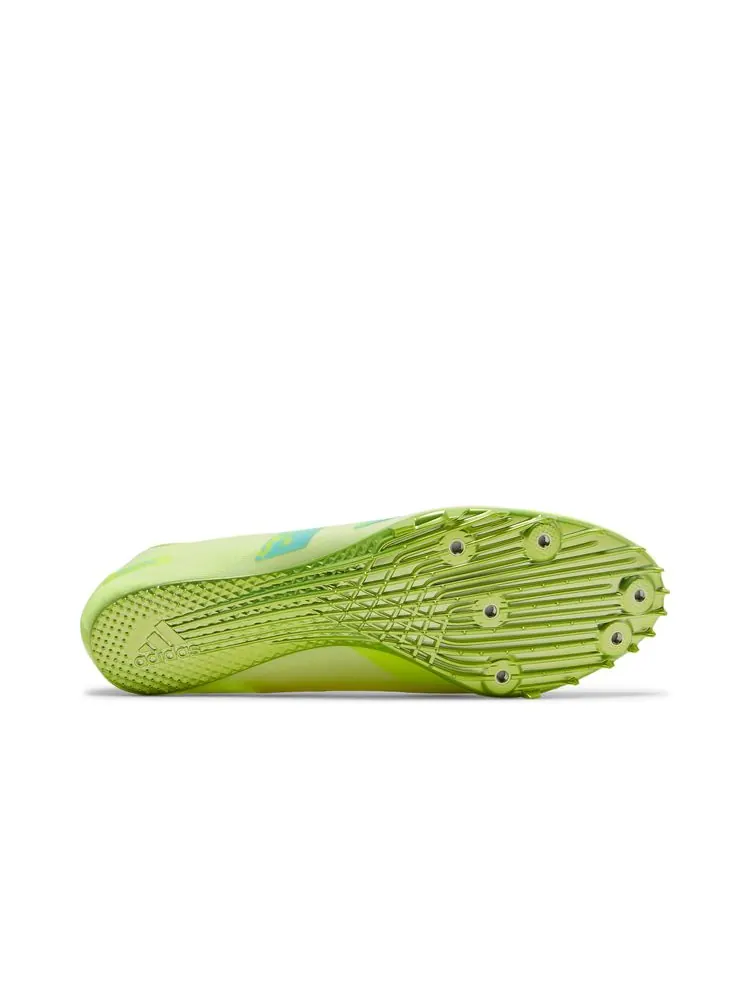 Кроссовки Adizero Prime Sprint Spikes 'Solar Yellow Clear Aqua' — изображение 4 из 8