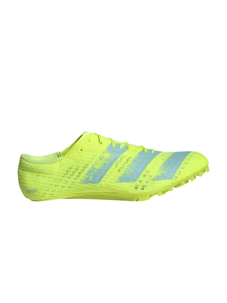 Кроссовки Adizero Finesse Spikes 'Solar Yellow Aqua' — изображение 1 из 1, желтый голубой