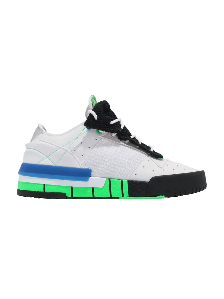 Кроссовки adidas Rivalry RM Low 'White Solar Lime' — изображение 1 из 1, белый//синий