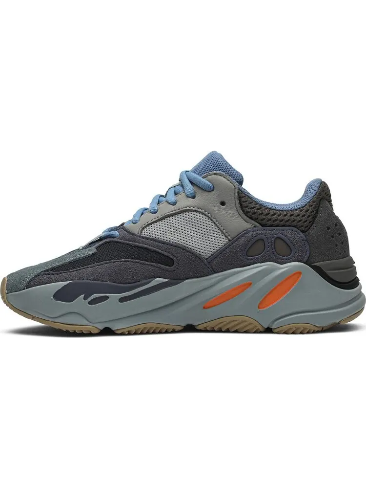 Кроссовки Adidas Yeezy Boost 700 'Carbon Blue' — изображение 3 из 8, синий