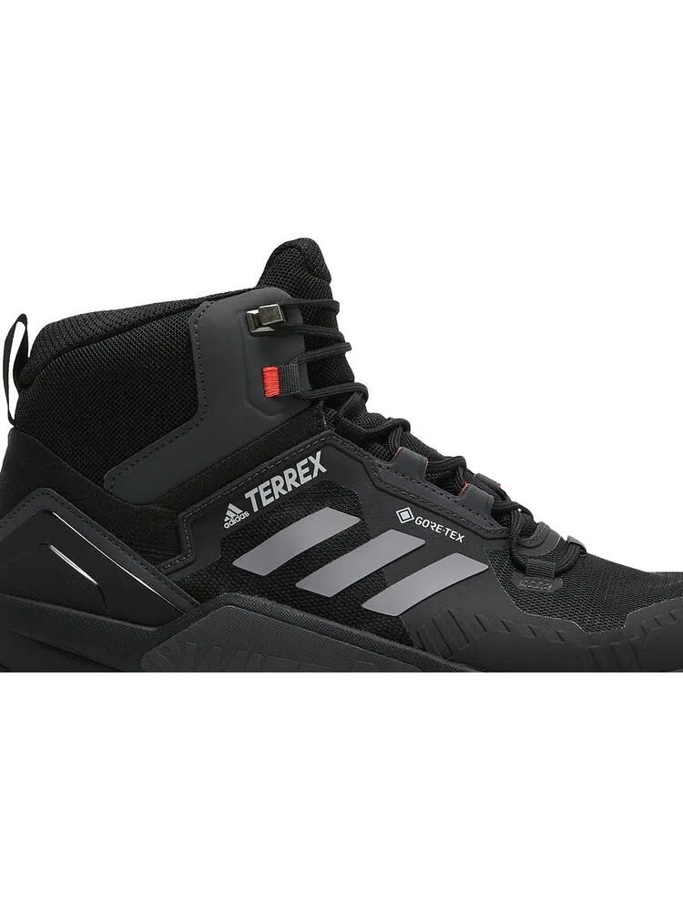 Кроссовки Adidas Terrex Swift R3 Mid GORE-TEX 'Black Grey' — изображение 2 из 8, черный
