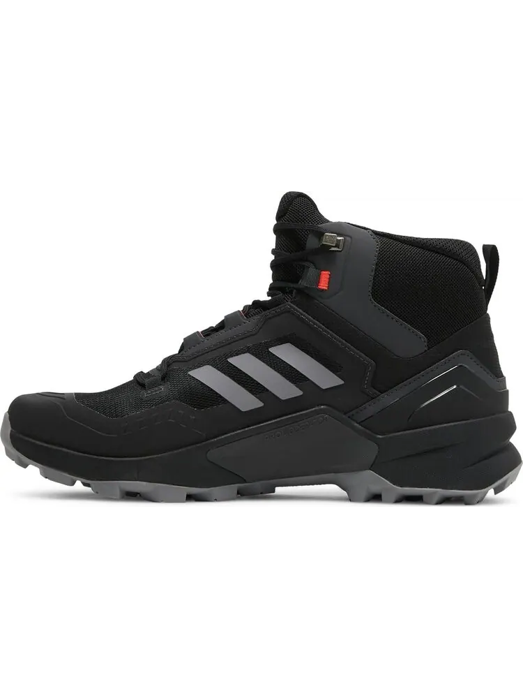 Кроссовки Adidas Terrex Swift R3 Mid GORE-TEX 'Black Grey' — изображение 3 из 8, черный