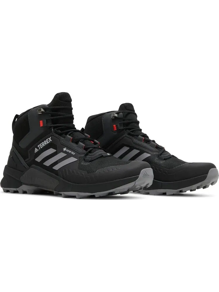 Кроссовки Adidas Terrex Swift R3 Mid GORE-TEX 'Black Grey' — изображение 8 из 8, черный
