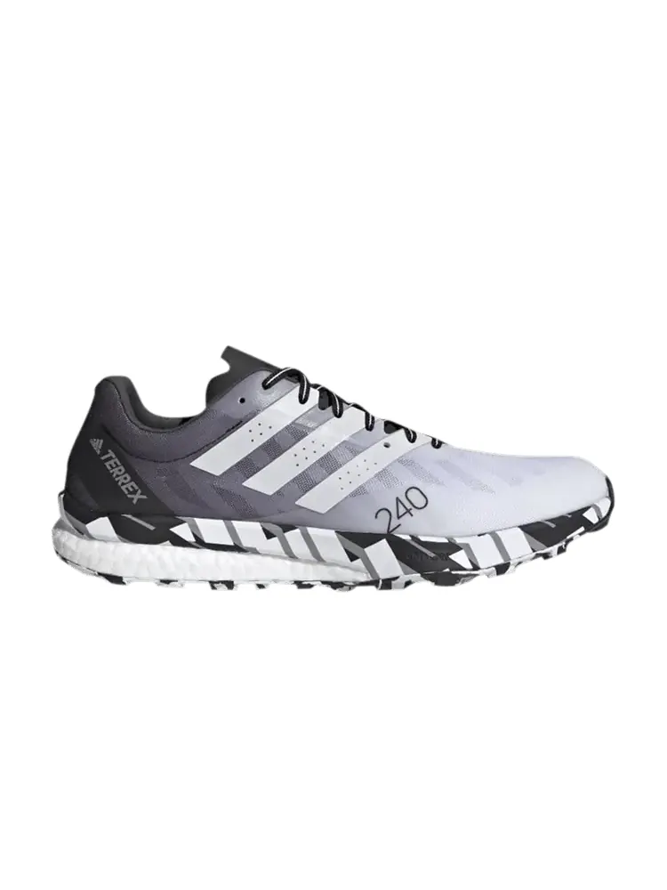Кроссовки Terrex Speed Ultra Trail 'White Black' — изображение 1 из 1, белый черный