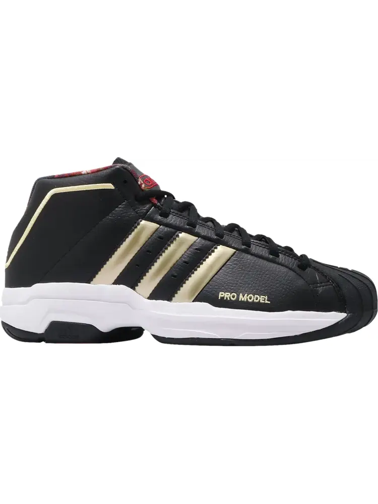 Кроссовки Adidas Pro Model 2G — изображение 1 из 1, черный/золотой