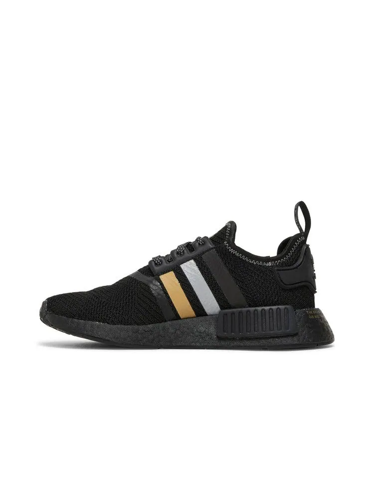 Кроссовки adidas NMD_R1 'Black Gold Metallic' — изображение 4 из 9