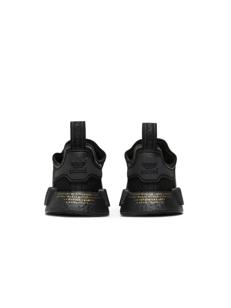 Кроссовки adidas NMD_R1 'Black Gold Metallic' — изображение 7 из 9