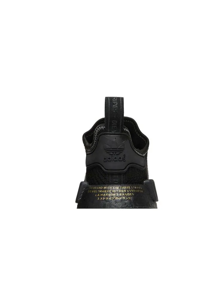 Кроссовки adidas NMD_R1 'Black Gold Metallic' — изображение 8 из 9