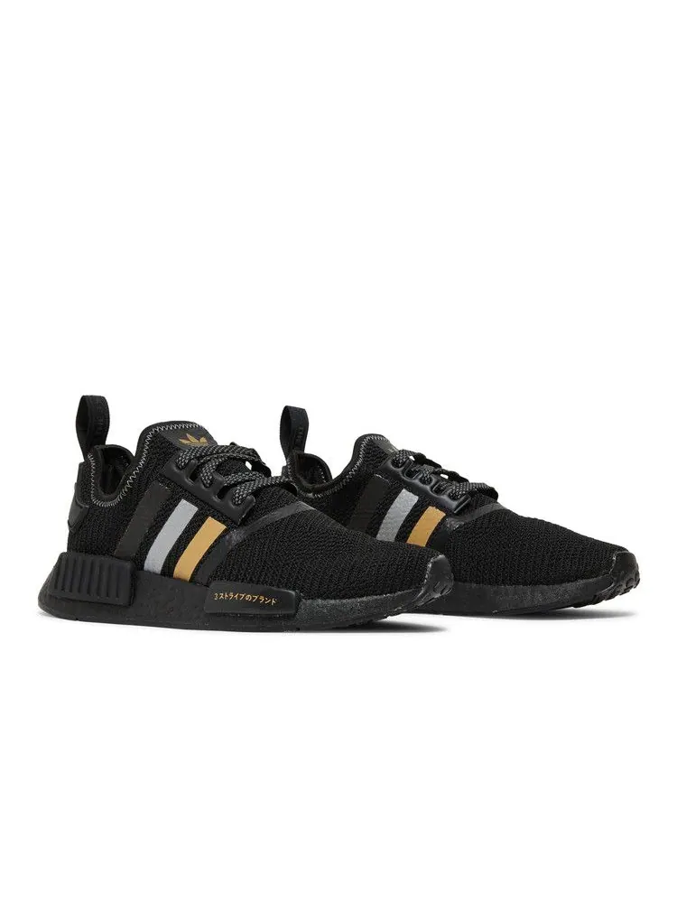 Кроссовки adidas NMD_R1 'Black Gold Metallic' — изображение 9 из 9
