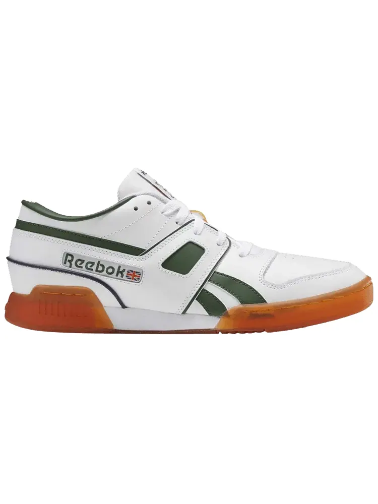 Кроссовки Reebok Pro Workout Low MU 'White Utility Green Gum' — изображение 1 из 1, белый зеленый