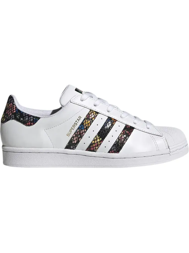 Кроссовки Adidas Wmns Superstar 'Floral Twist Stripes' — изображение 1 из 1, черный