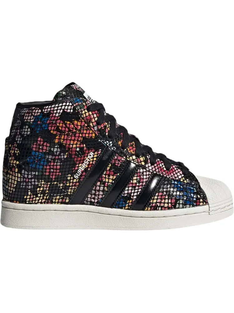 Кроссовки Adidas Wmns Superstar Up 'Floral Twist' — изображение 1 из 1, черный