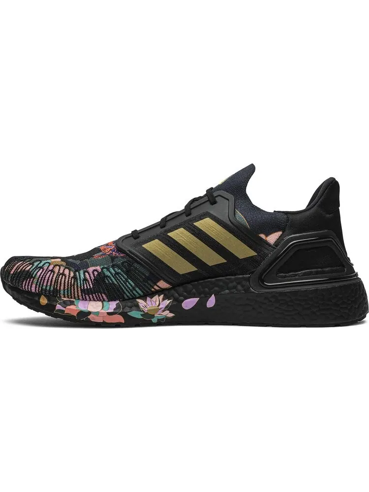Кроссовки Adidas UltraBoost 20 'Chinese New Year - Floral' — изображение 3 из 8, черный