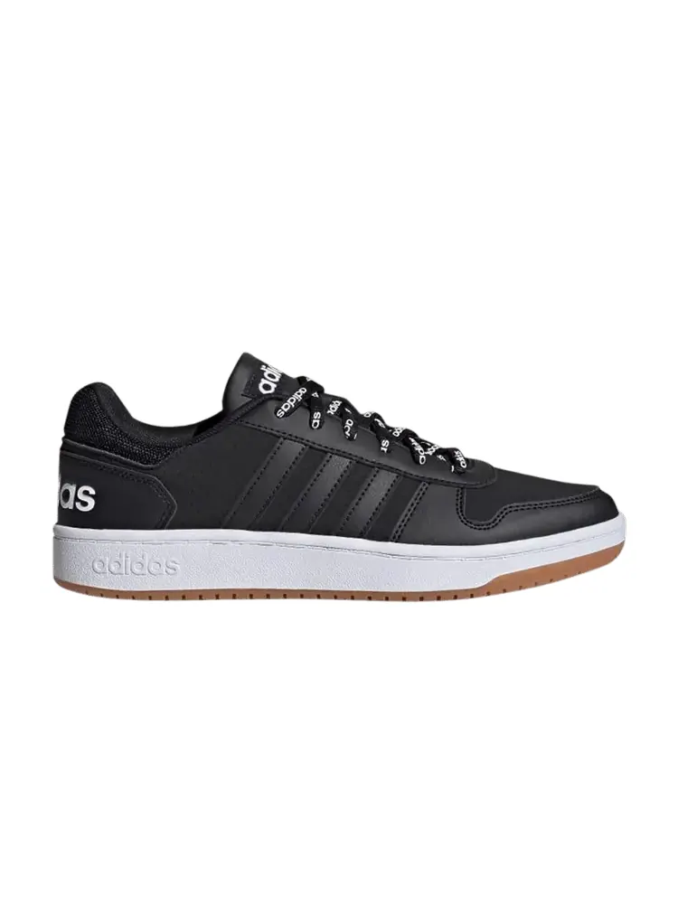 Кроссовки adidas Hoops 2.0 'Black White' — изображение 1 из 1, черный/черный/белый