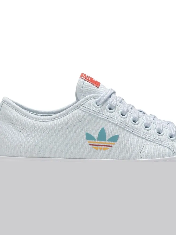 Кроссовки Adidas Nizza 'Colorful Trefoil - Sky Tint' — изображение 2 из 8, синий