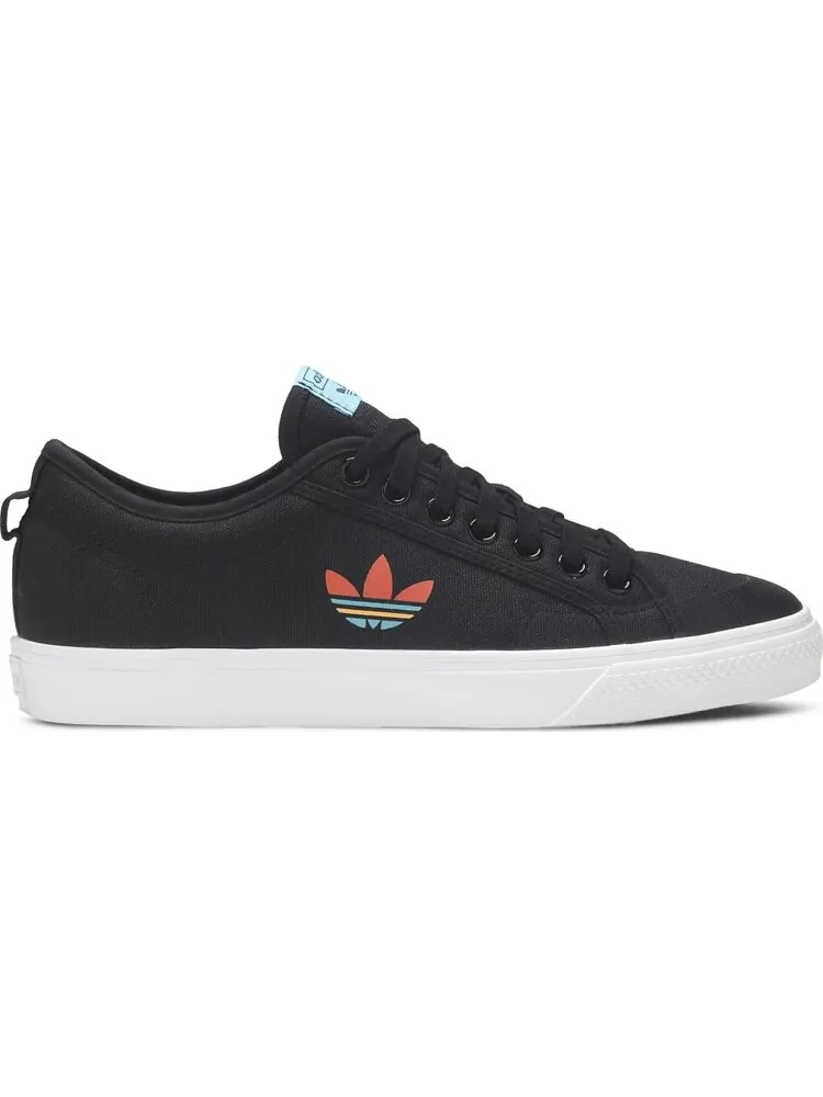 Кроссовки Adidas Nizza 'Colorful Trefoil - Black' — изображение 1 из 8, черный