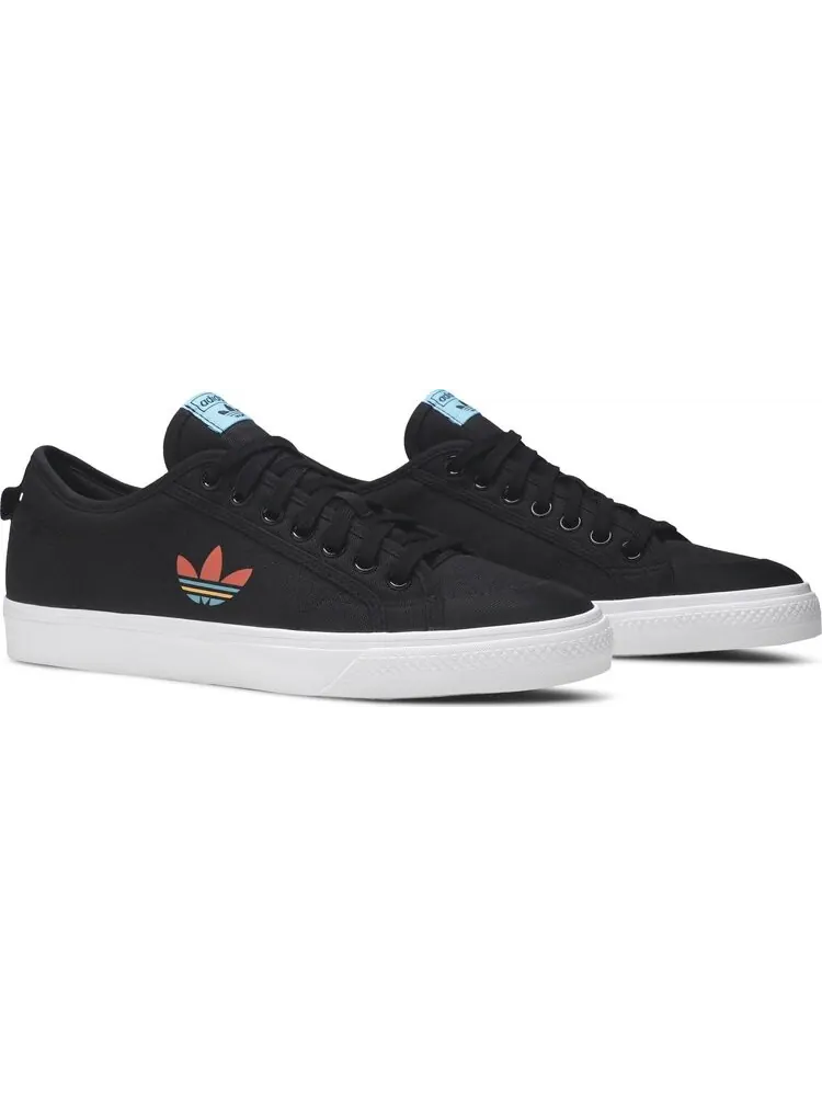 Кроссовки Adidas Nizza 'Colorful Trefoil - Black' — изображение 8 из 8, черный