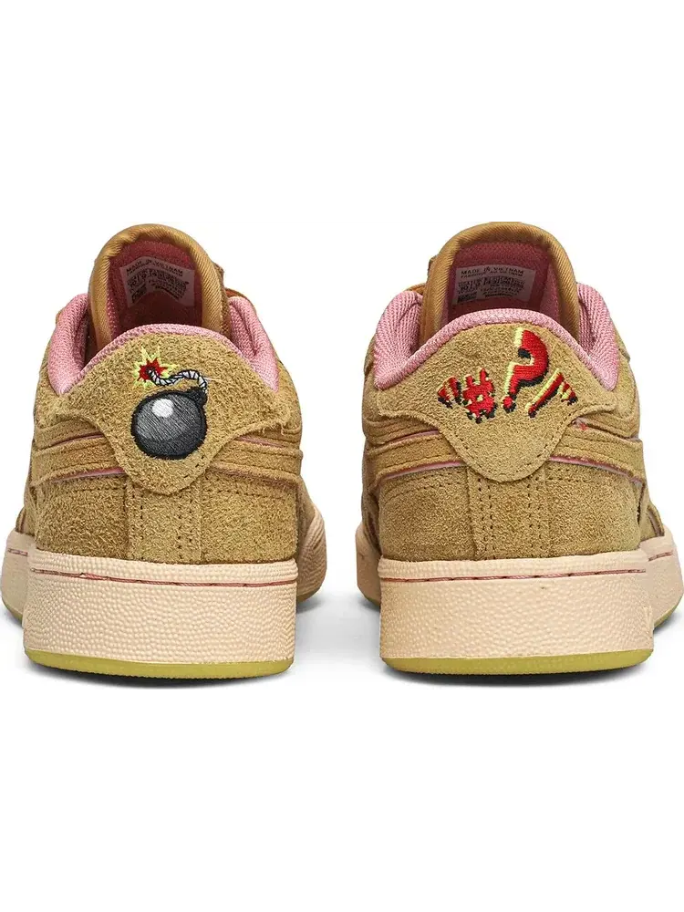 Кроссовки tom & jerry x club c revenge low 'jerry' Reebok — изображение 6 из 8, коричневый