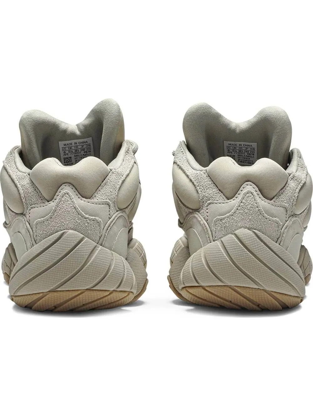 Кроссовки Yeezy 500 "Stone" — изображение 5 из 8, бежевый