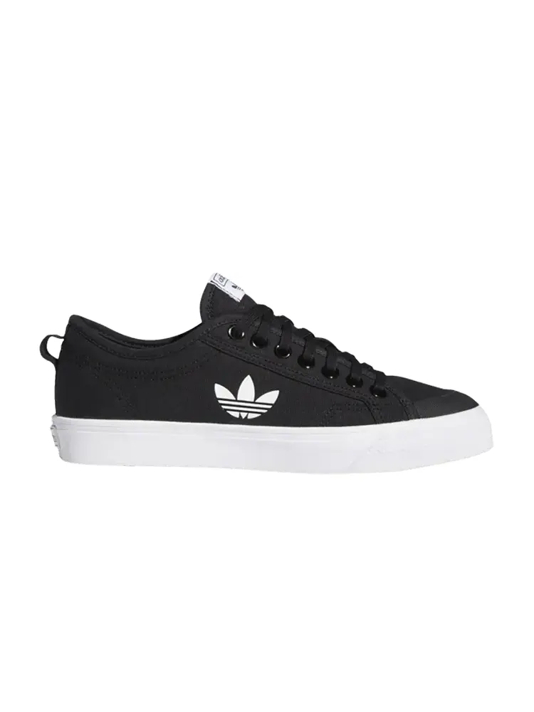Кроссовки adidas Nizza Trefoil 'Core Black' — изображение 1 из 1, черный/белый/черный