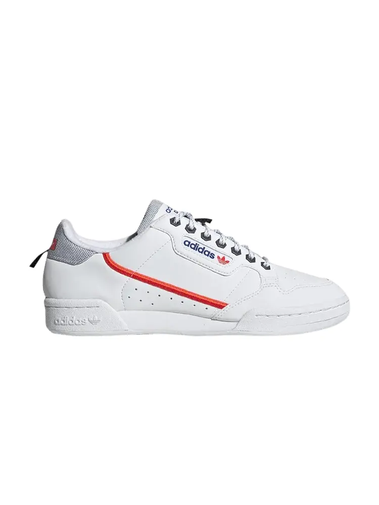 Кроссовки adidas Continental 80 'adiTech' — изображение 1 из 1, белый/оранжевый/красный