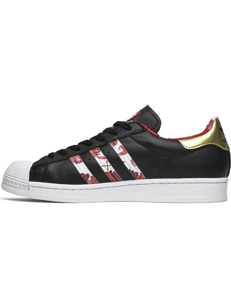 Кроссовки Adidas Superstar 'Chinese New Year' — изображение 3 из 8, черный