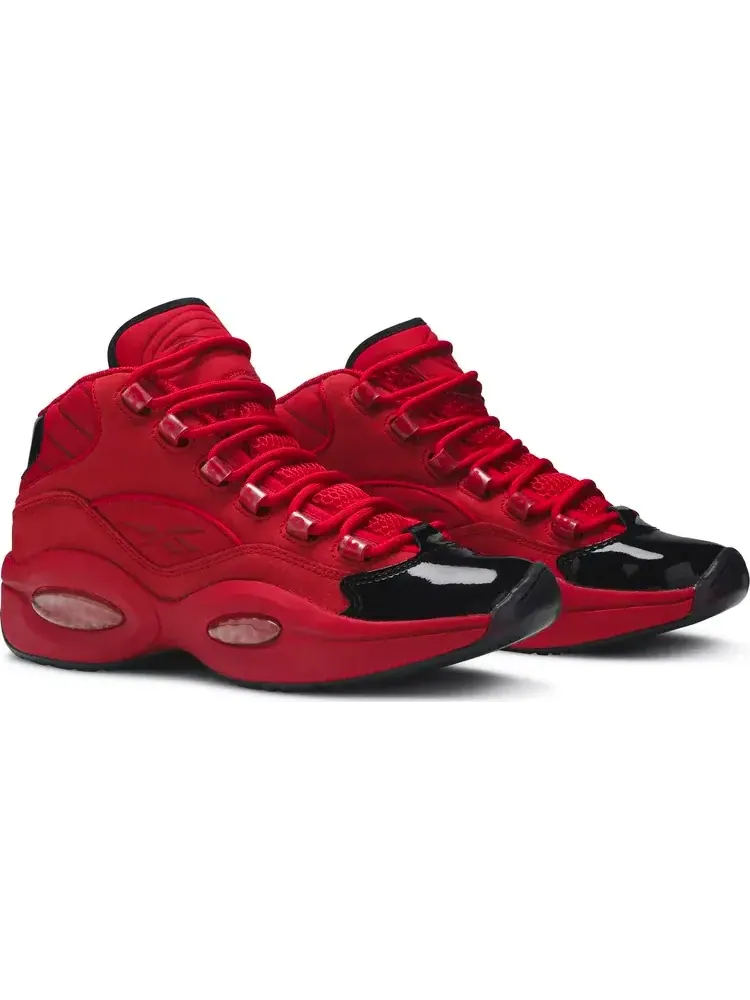 Кроссовки question mid 'scarlet' Reebok — изображение 8 из 8, красный