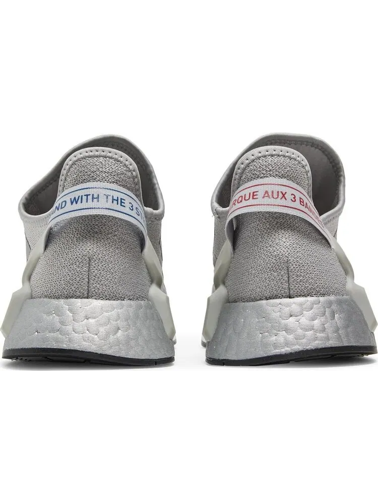 Кроссовки Adidas NMD_R1 V2 'Silver Boost' — изображение 6 из 8, серебряный