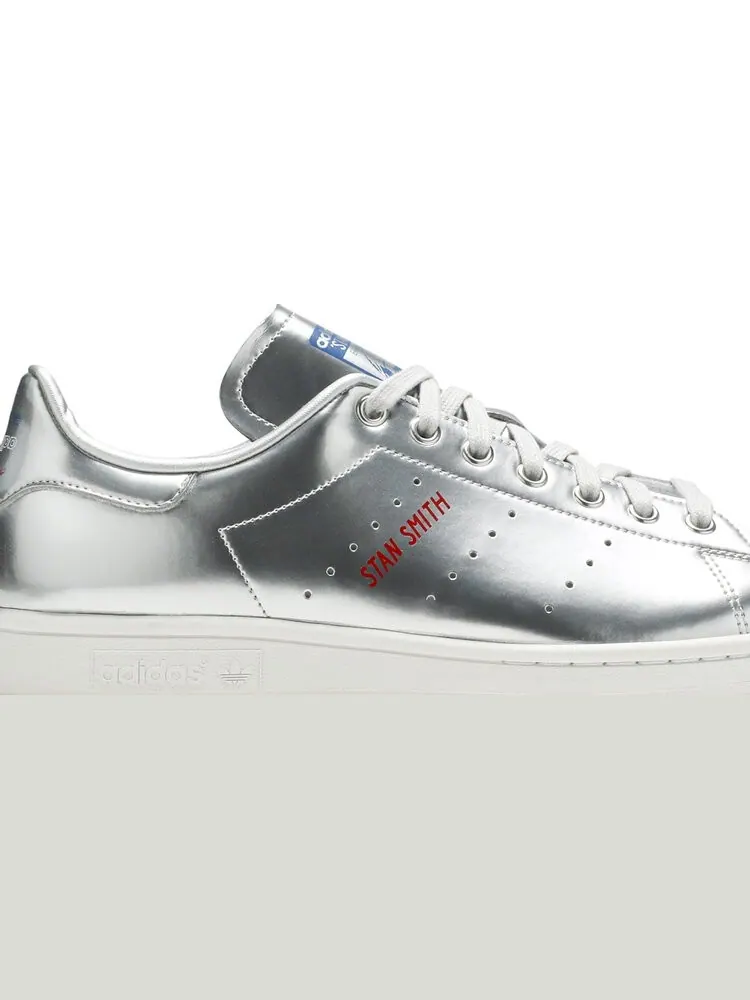 Мужские кроссовки Adidas Stan Smith — изображение 2 из 8, серебряный