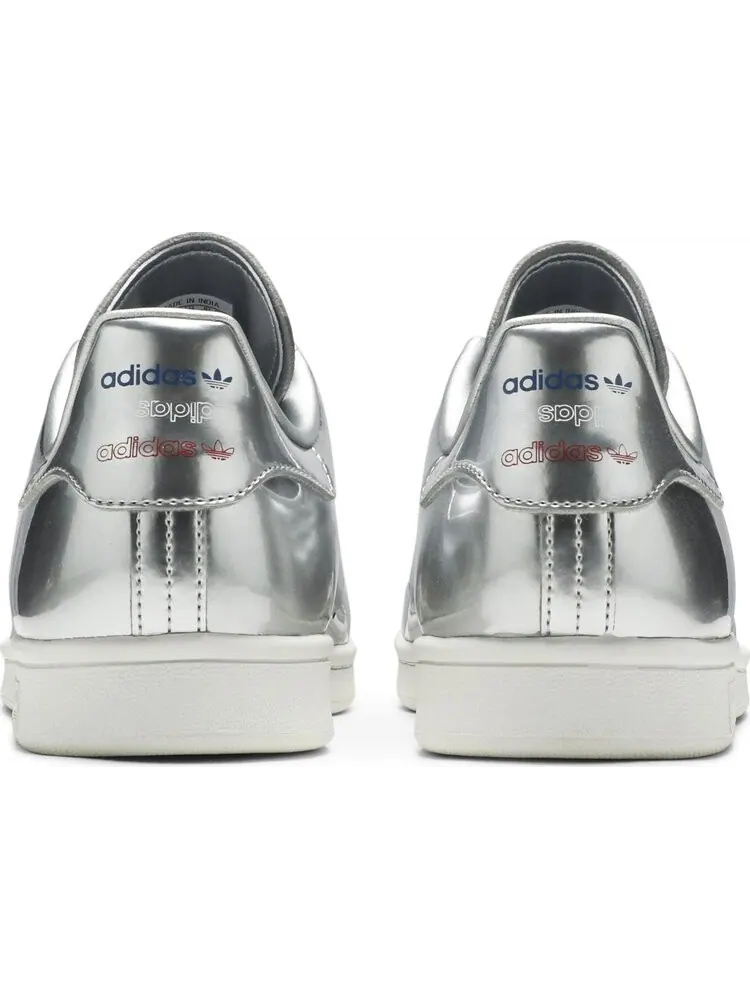 Мужские кроссовки Adidas Stan Smith — изображение 6 из 8, серебряный