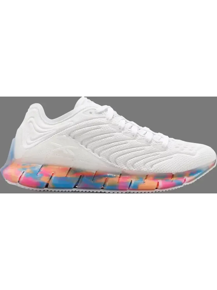 Кроссовки wmns zig kinetica 'white blue pink' Reebok — изображение 1 из 1, белый