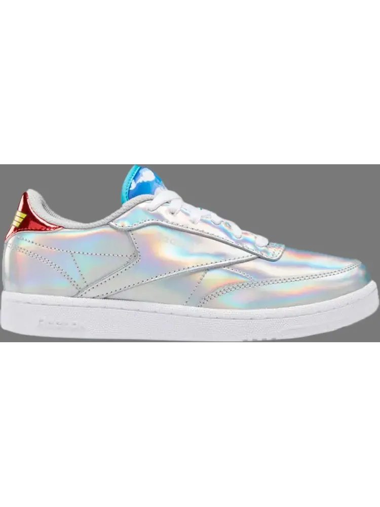 Кроссовки wonder woman 1984 x club c 85 big kid 'air flight' Reebok — изображение 1 из 1, серебряный