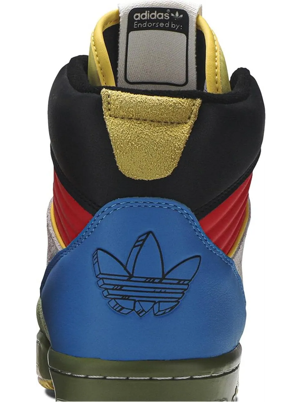 Кроссовки Adidas Hebru Brantley x BBC x Rivalry Hi 'Fly Boy' — изображение 7 из 8, мульти