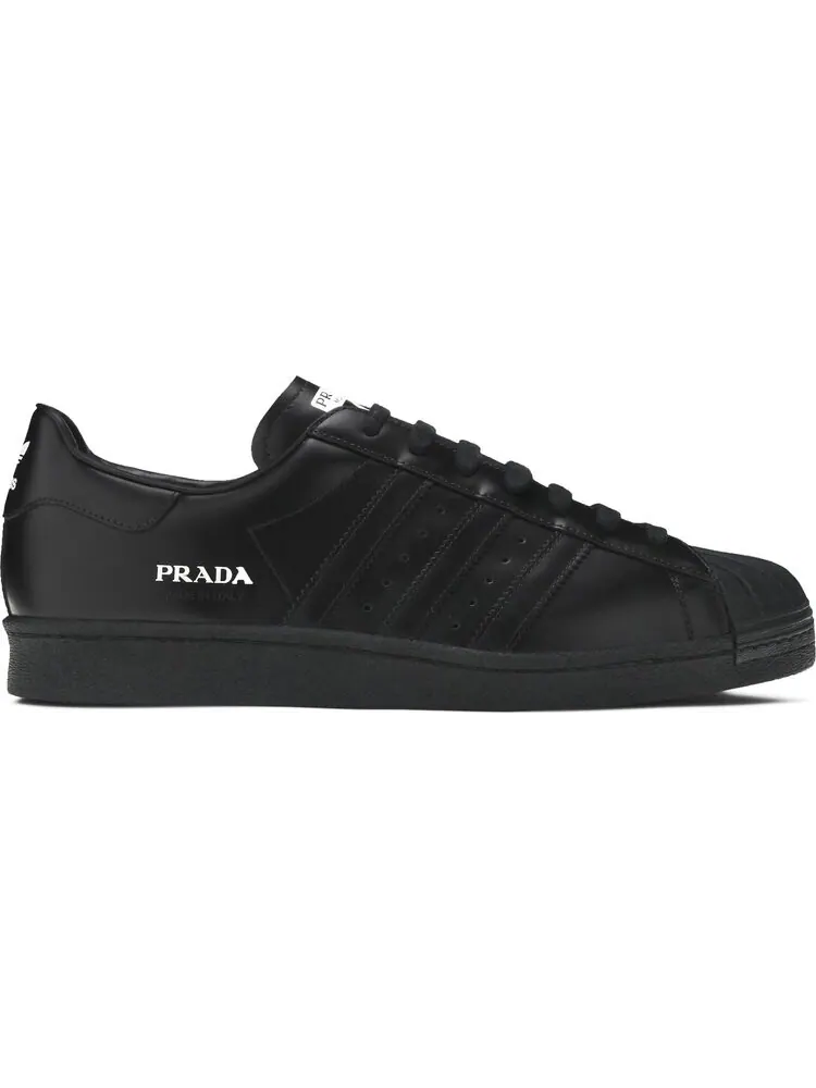 Кроссовки Adidas Prada x Superstar 'Core Black' — изображение 1 из 8, черный