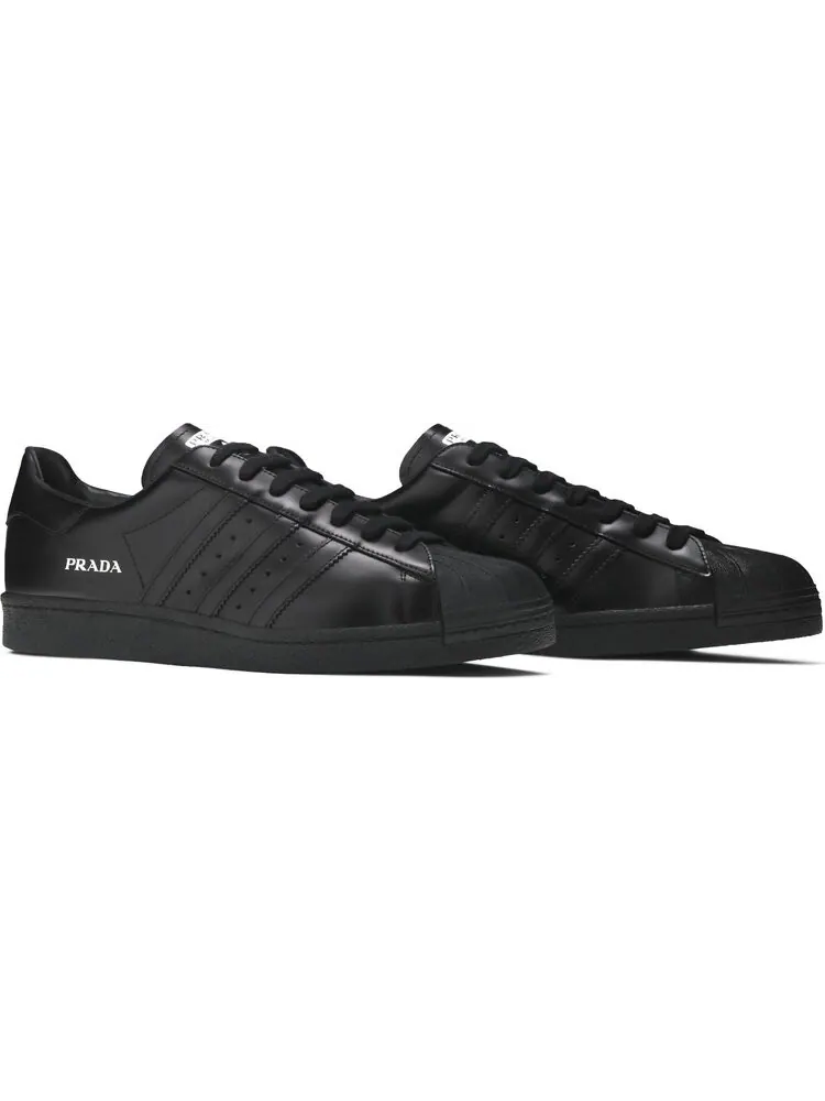 Кроссовки Adidas Prada x Superstar 'Core Black' — изображение 8 из 8, черный