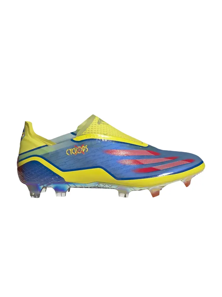 Кроссовки Adidas Marvel x X Ghosted+ Laceless FG — изображение 1 из 1, синий