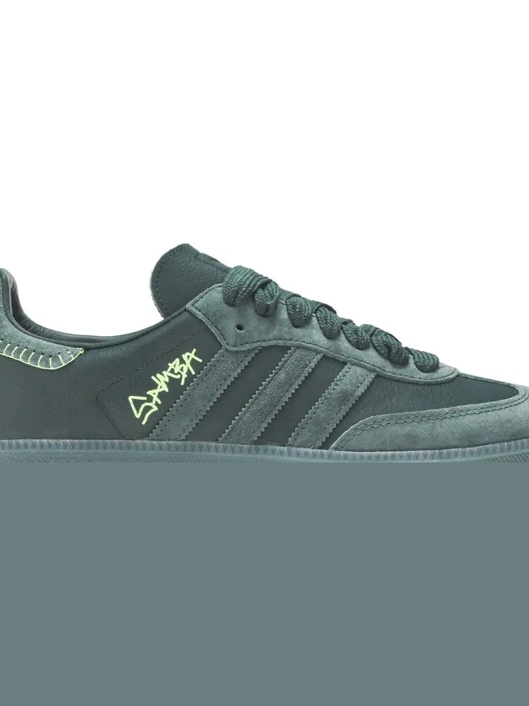 Кроссовки Adidas Jonah Hill x Samba 'Green Night' — изображение 2 из 8, зеленый