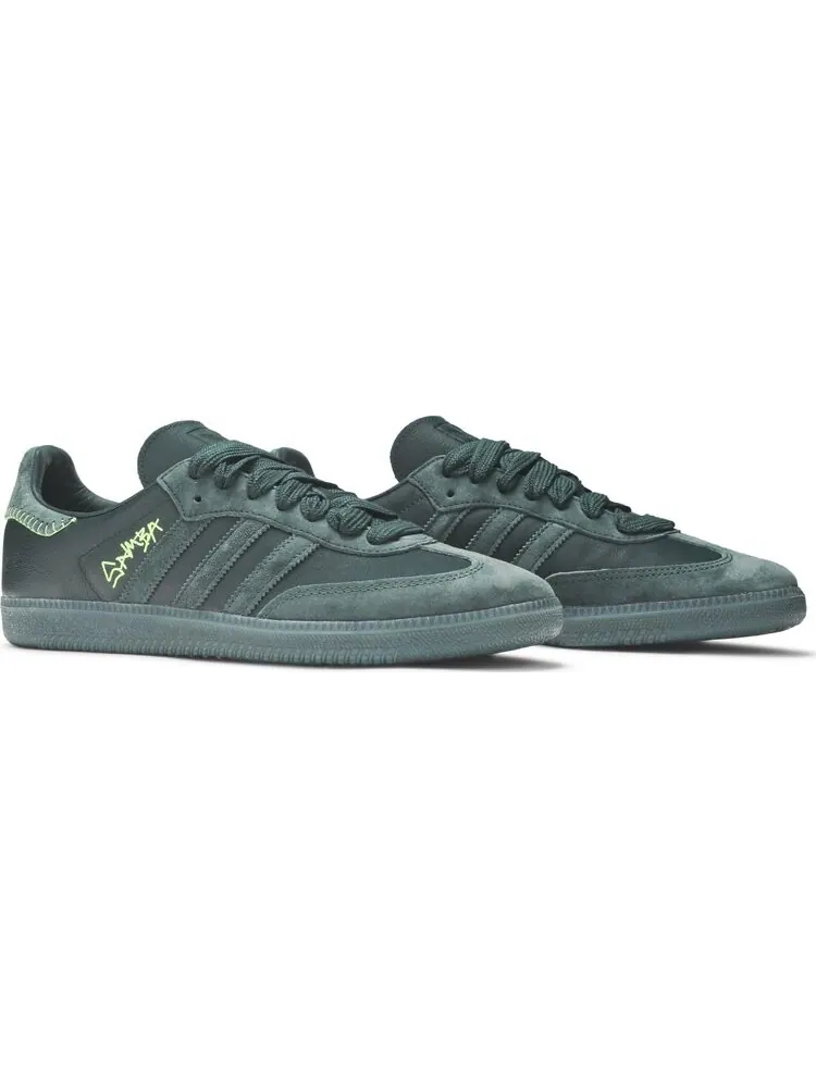 Кроссовки Adidas Jonah Hill x Samba 'Green Night' — изображение 8 из 8, зеленый