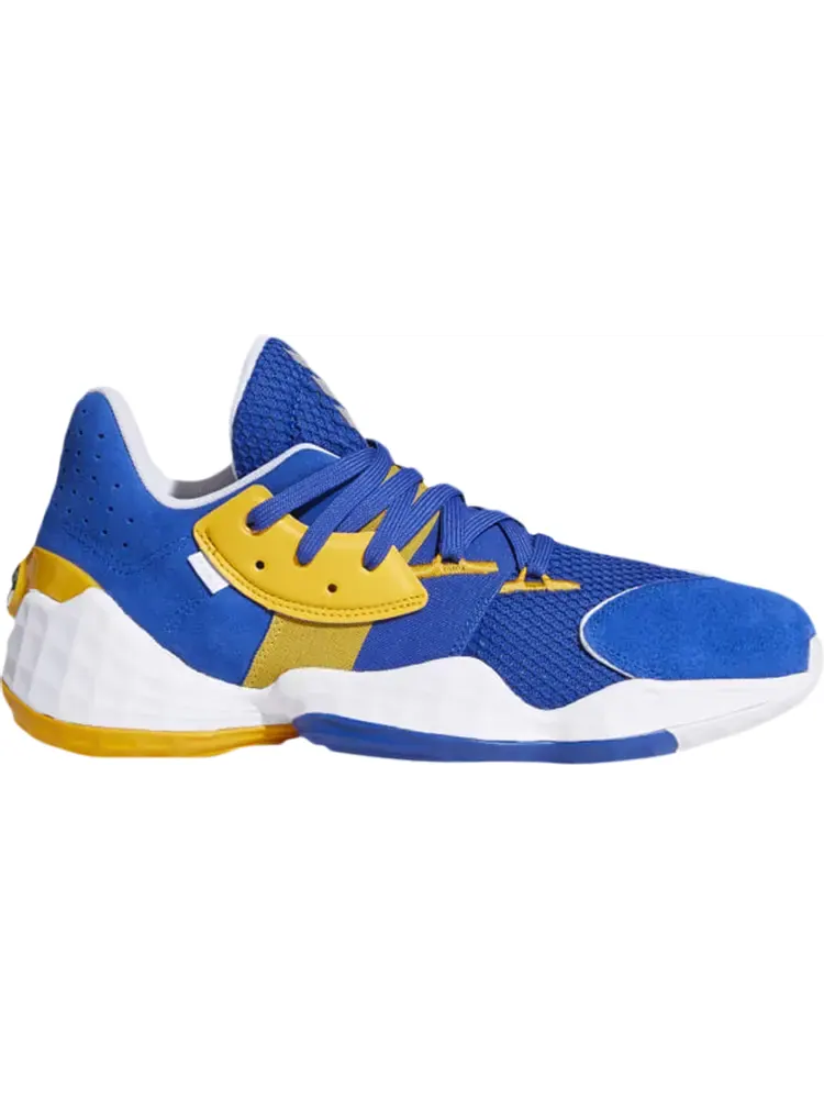 Кроссовки Adidas Harden Vol. 4 'Su Casa Mi Casa - Golden State Warriors' — изображение 1 из 1, синий