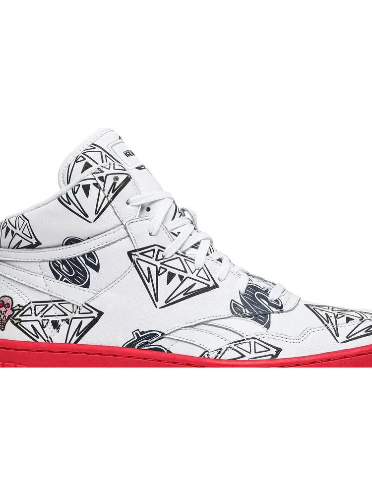 Кроссовки bbc ice cream x bb4600 'diamonds & dollars' Reebok — изображение 2 из 8, белый