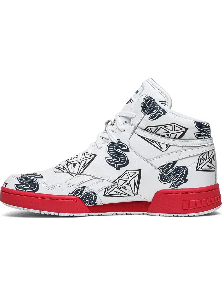 Кроссовки bbc ice cream x bb4600 'diamonds & dollars' Reebok — изображение 3 из 8, белый