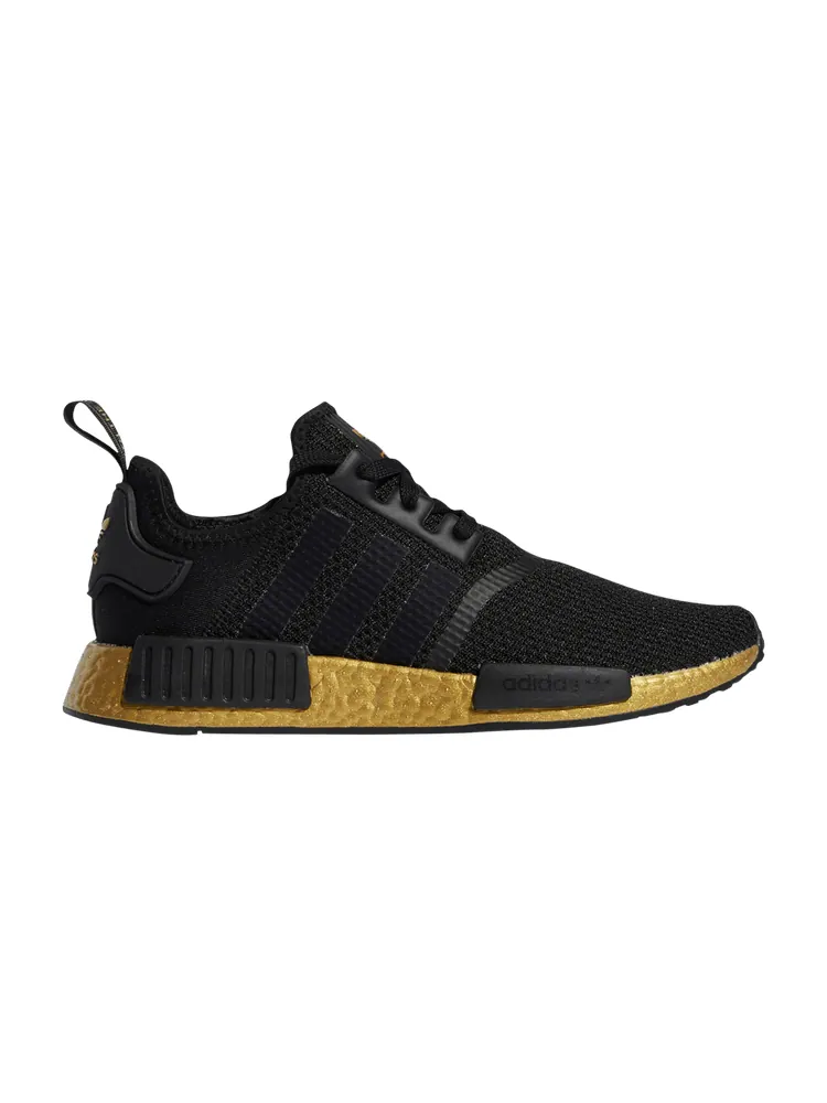 Кроссовки adidas NMD_R1 STLT Primeknit 'Black Gold Metallic' — изображение 1 из 1