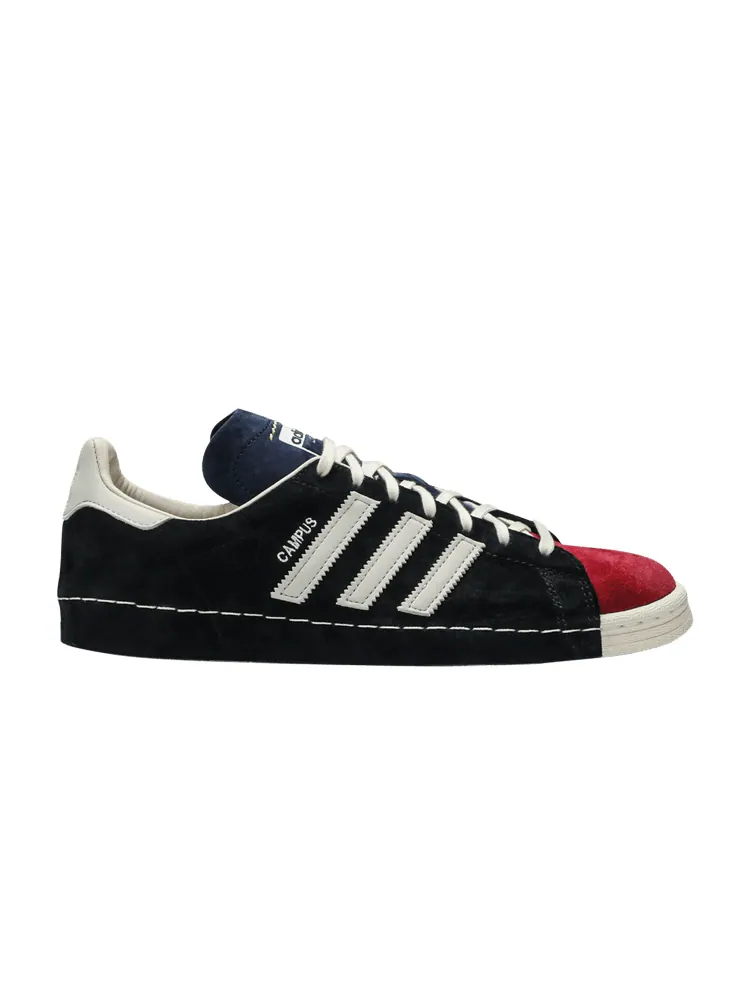 Кроссовки adidas Shun Hirose x Campus 80s 'Recouture' — изображение 1 из 9, черный/белый/красный