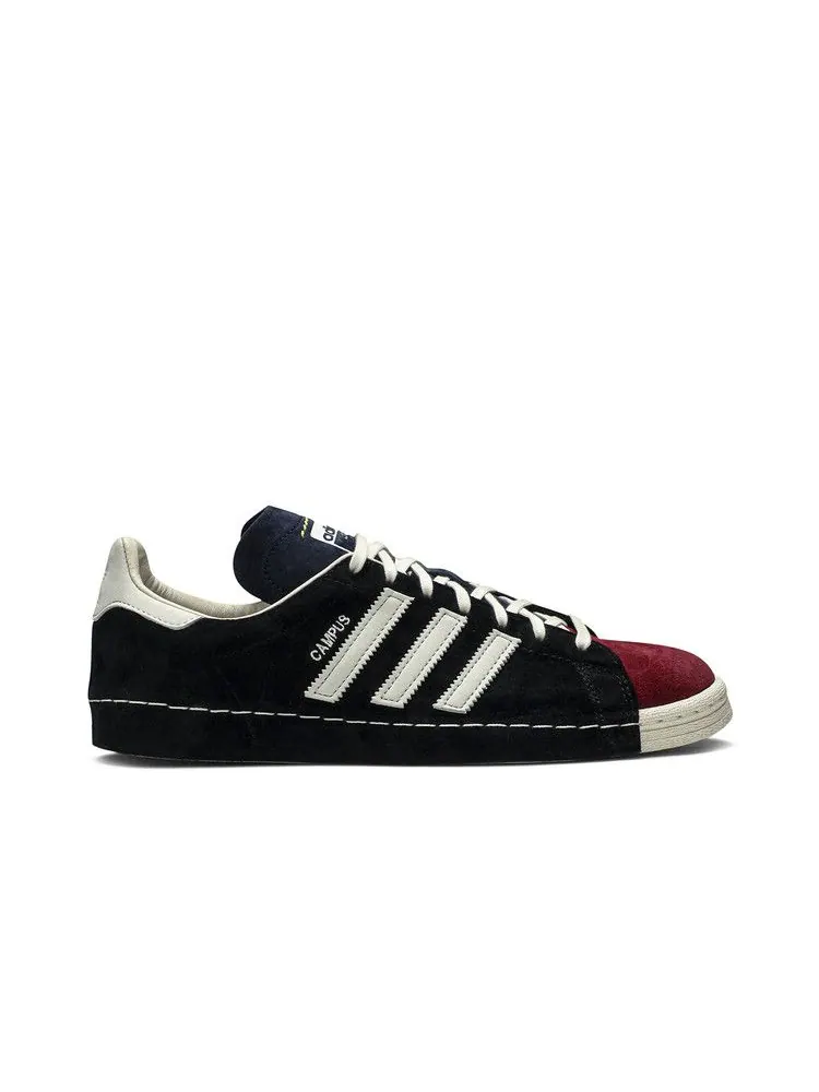 Кроссовки adidas Shun Hirose x Campus 80s 'Recouture' — изображение 2 из 9, черный/белый/красный