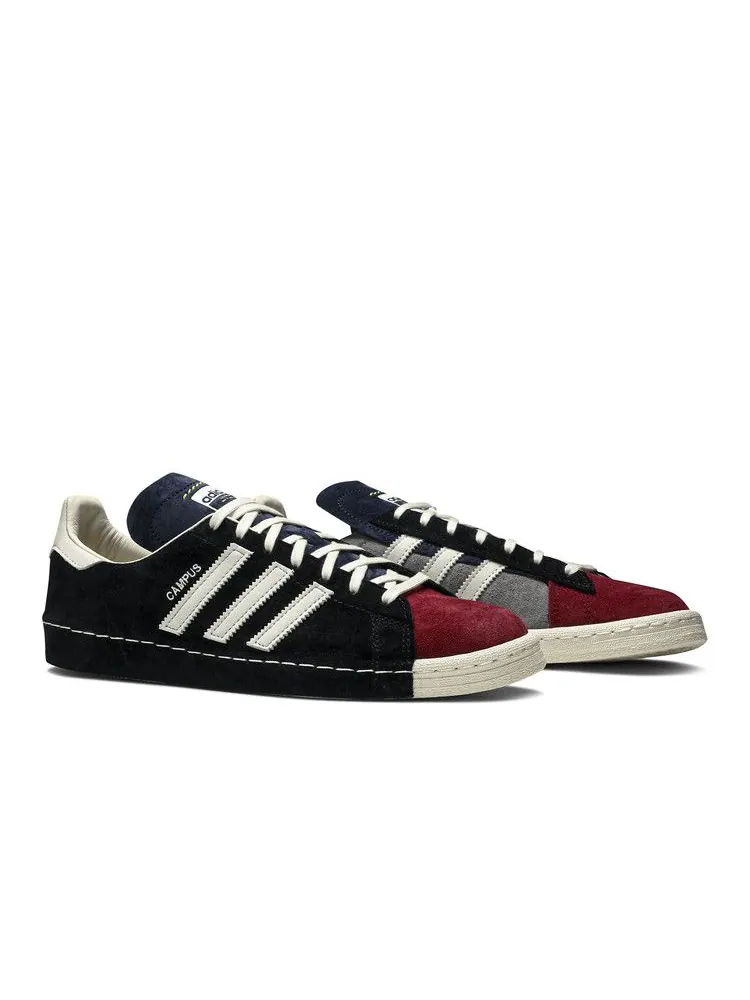 Кроссовки adidas Shun Hirose x Campus 80s 'Recouture' — изображение 9 из 9, черный/белый/красный