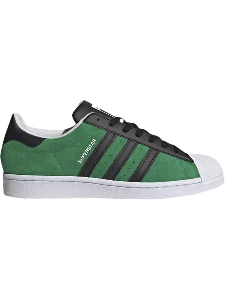 Кроссовки Adidas Superstar 'Green Core Black' — изображение 1 из 1, зеленый