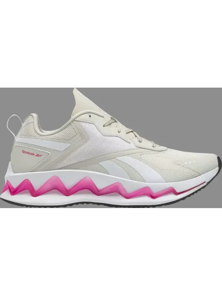 Кроссовки wmns zig elusion energy 'alabaster pink' Reebok, пломбир — изображение 1 из 1, бежевый