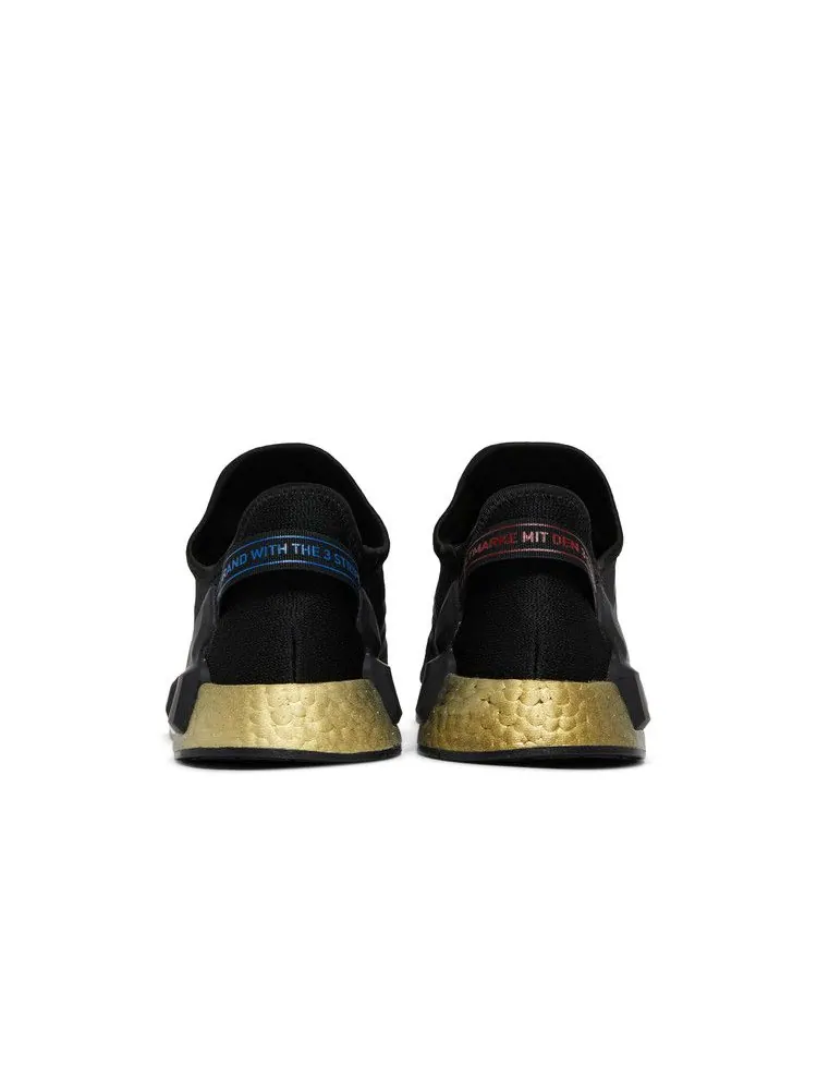 Кроссовки adidas NMD_R1 V2 J 'Black Gold Metallic' — изображение 7 из 9