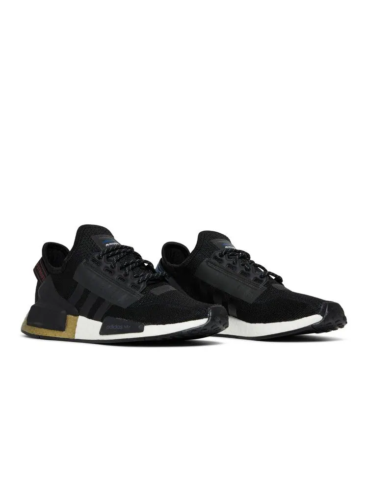 Кроссовки adidas NMD_R1 V2 J 'Black Gold Metallic' — изображение 9 из 9