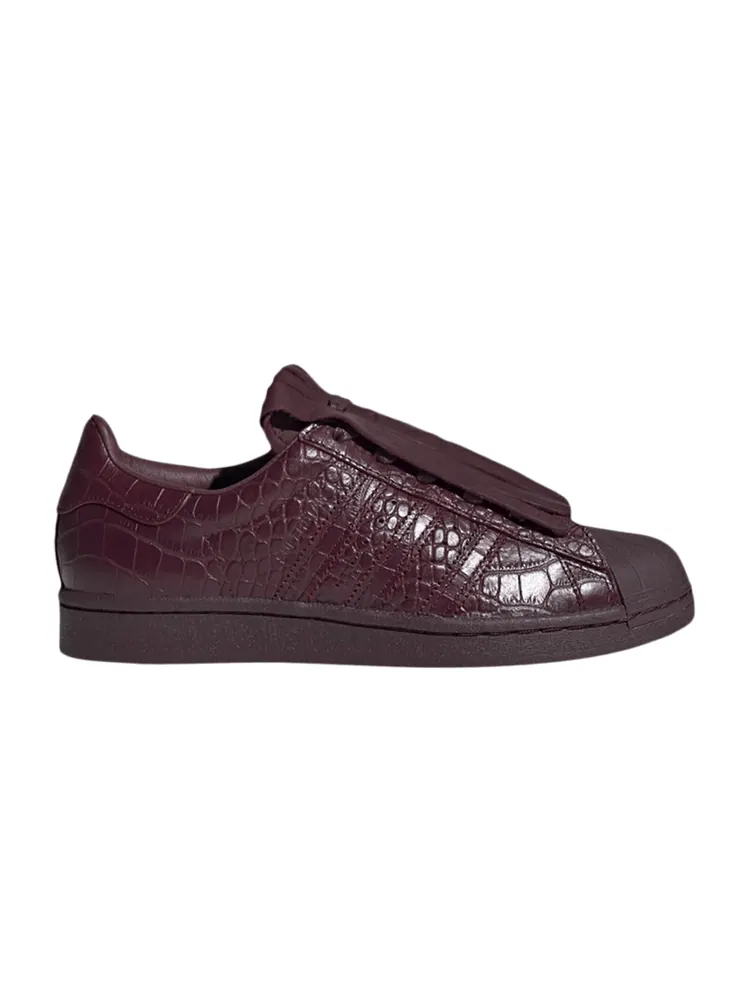 Кроссовки adidas Wmns Superstar FR 'L'aggio Pack - Maroon' — изображение 1 из 1, золотистый металлик